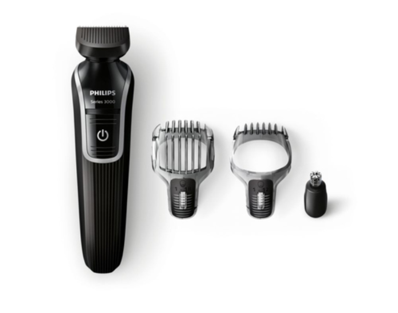 PHILIPS Kit regolabarba Philips Multigroom Series 3000 (QG332116) + 3 accessori